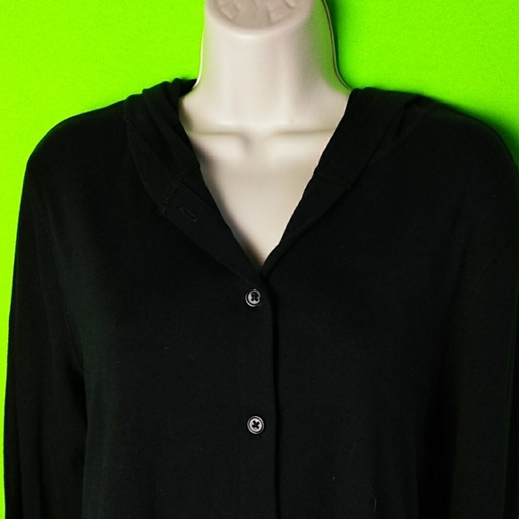 Kim Rogers 100% cotton button hoodie. NWT - Picture 5 of 8